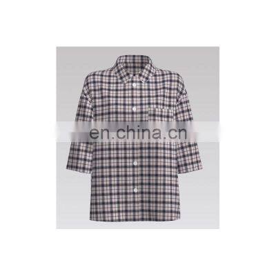 2022 HOT SALE  checked yarn-dyed poplin 100% Cotton  for shirt