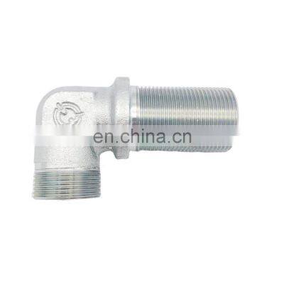 High quality 90 degree bulkhead union Swivel Male Elbow fitting