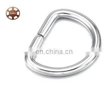 Manufacturers customized stainless steel D - ring box bag hardware D - buckle metal D - ring