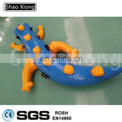 Custom Pvc Summer Air Toys Inflatable Water Pool Fish Toys Crocodile Animal photo-3