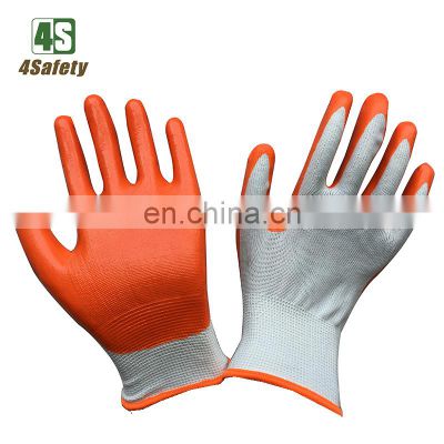 4SAFETY Industrial Nitrile Coated Safety Protective Gloves