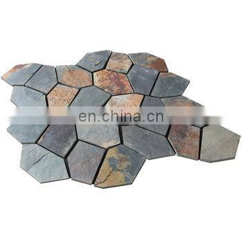 octagon floor tiles outdoor stone grey paving natural stone rusty flagstone floor garden tiles paving block design