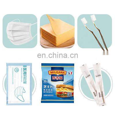 Multifunction Horizontal Premade Pouch Automatic Lower Feeding Pillow-type Biscuit Cake Sliced Cheese Bread Packing Machine photo-5