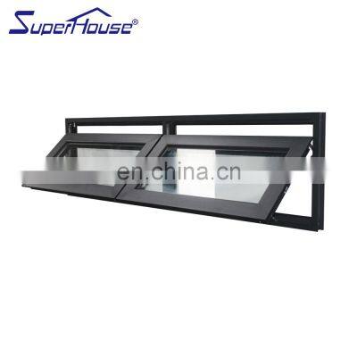 Superhouse China sound insulation aluminium roof swing window for villa