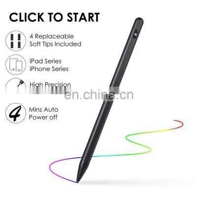 2021 Universal High Sensitive Tablet Pen Android Touch Screen Active Touch Stylus Pen Compatible for IPhone IPad photo-2