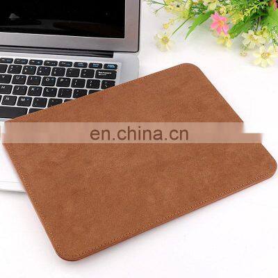 New Factory Supply Smart Long Black Wrist Rest Blank PU Wireless Charging Leather Sublimation Custom Mouse Pad photo-4
