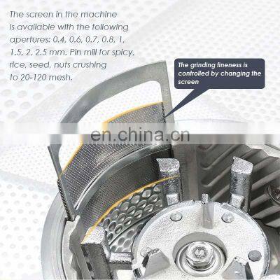 Maize Milling Machinery Electric Corn Mini Flour Mill Plant Spices Grinder Machine Grinder Grain Mills for Sale photo-5