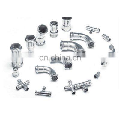 Best Choice Exceptional Quality Accessories Stainless Steel Elbow Flange Union Tee Stainless Steel Pipe Fitting photo-4