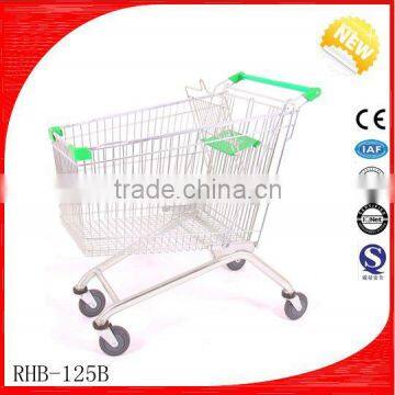 high admiration metal shopping trolley carts(RHB-125B)