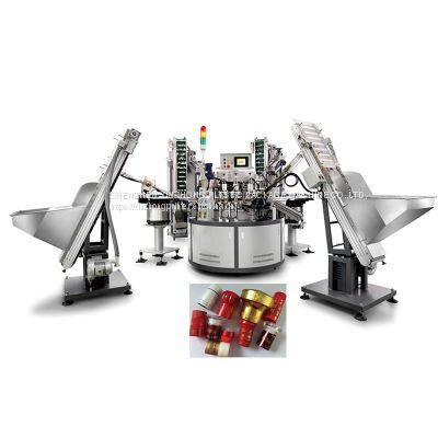 SZZ-108 AUTOMATIC FLIP OFF CAP ASSEMBLY MACHINE MANUFACTURERS FACTORIO HIGH SPEED WINE VODKA