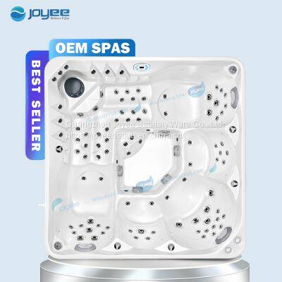 JOYEE OEM New Desgin Hydro Whirlpool Acrylic Balboa System Spa Tub With 5 Persons Hot Tub photo-5