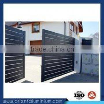 modern design aluminium driveway gate