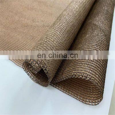 High Quality HDPE Brown Shade Cloth 6 Needles Knitted Garden Sun Shade Netting