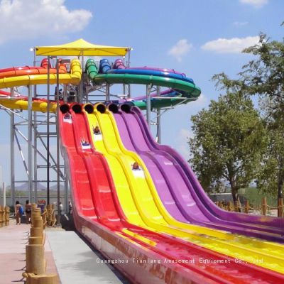 Manufacturers wholesale water park slide pool equipment children's water playground equipment water combination slide