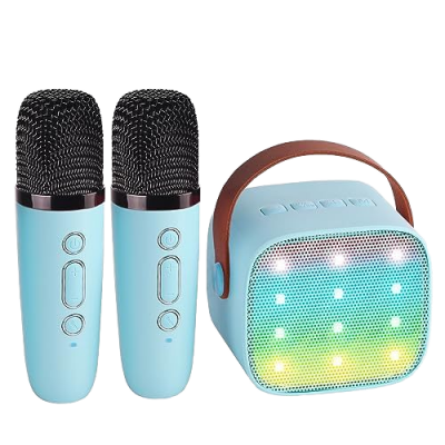 Portable sound machine  mini smart usb operated furniture built-in bluetooth speaker/radio for babies karaoke song/2 wireless