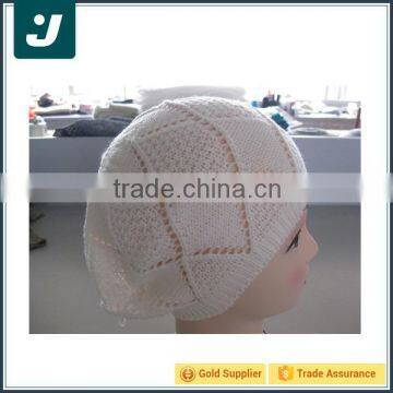2016 best seller knitted winter lady's beret cap reasonable price