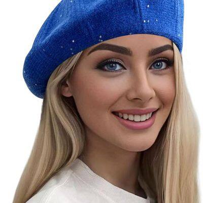 Knitted Berets for Women Stylish French Beret Hats for Women Girls Lady Beret Hat