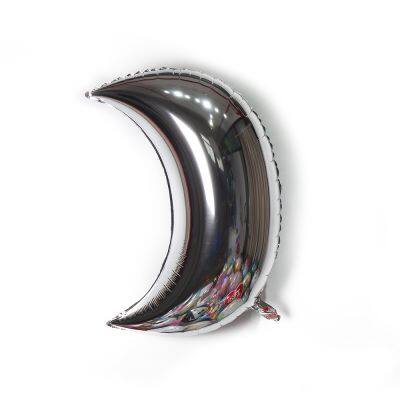 New Design 32 Inch Crescent Moon Shape Balloons Foil Balloon for Birthday Party Decorations
