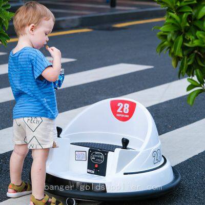 Kids 12v Electric Bumper Car Kids Remote Control Ride Car Kids Electric 360 Degree Rotation With Lights 2-15 Years Old