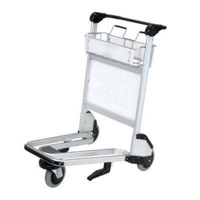 3 Wheels Aluminum Airport Passenger Baggage Hand Luggage Price Trolley photo-3