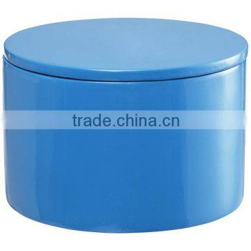 High end quality best selling Blue Lacquered Round Box from Vietnam