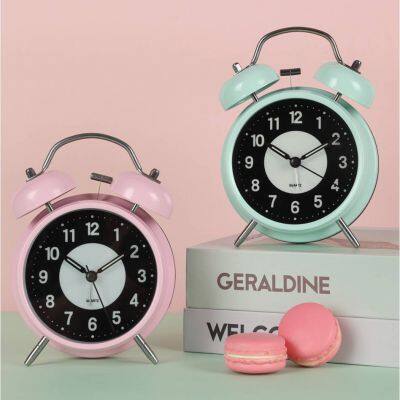 Wholesale metal alarm clock with luminous hands and number