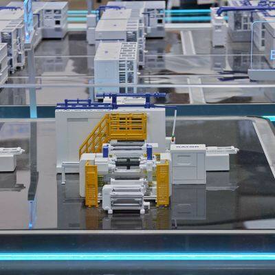 Manufacturer of Sand Table Model for Battery Production Line