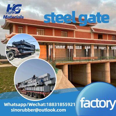 Steel sluice gate manufacturer, flat arched steel gate, supporting customization for water conservancy projects and sewage treatment