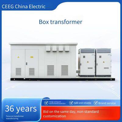 CEEG China Compact Substation - Integrated MV/LV Unit, Prefabricated for Quick Installation, Outdoor Use, Customizable Configuration