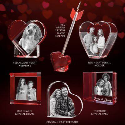 Holy Laser 2D 3D Crystal Photo Engraver Customized Portrait for Pet Friend on Glass & Acrylic Laser Engraving Machine Cube Glass photo-5