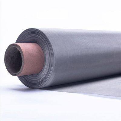 Customized Roll Size 316L Stainless Steel Woven Wire Mesh 1-500 Mesh for Machine Filter Equipment