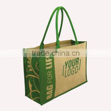 JUTE BAG FOR SHOPPING WITH MY LOGO