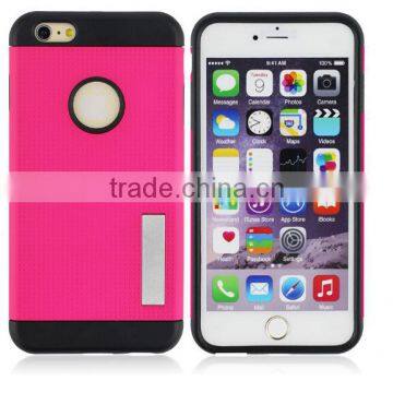 2015 China Factory Newest Colorful Tough Slim Armor Case Shockproof for IPhone6 5.5 Case Sustainable Metal Cover Back Case
