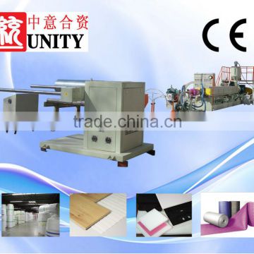 China mold manufacturers supply extrusion machine Plastic Blowing Machinery pe foam film extrusion line