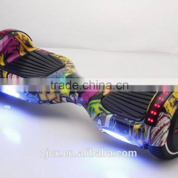 Gyroor popular two wheels safety hover board skateboard graffiti 6.5 inch balancing wheel