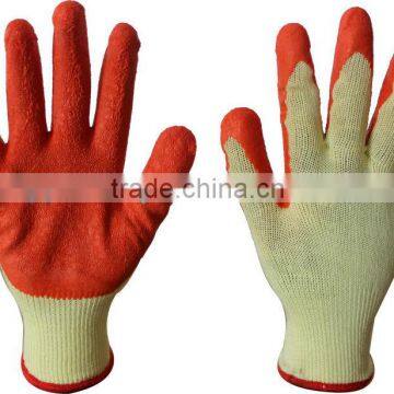 TOP Selling Coated glove,working latex coated gloves,latex coated glove