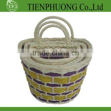 decoration rattan basket