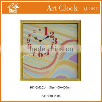 colour wall clock home decorative wall clock HD-CM1014