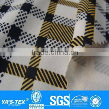 Wholesale lycra printed 4 way spandex fabric textile