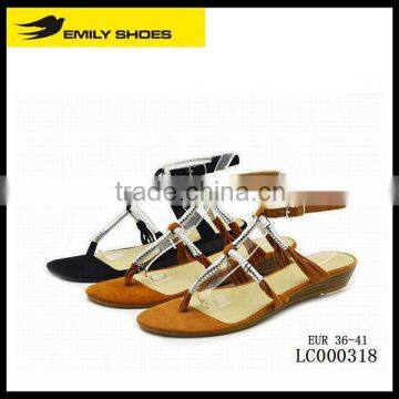 latest ladies trendy fashionable dress pu sandals