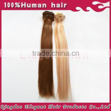 peruvian hair New arrival wholesale price indian human hair 100g remy clip in hair extension