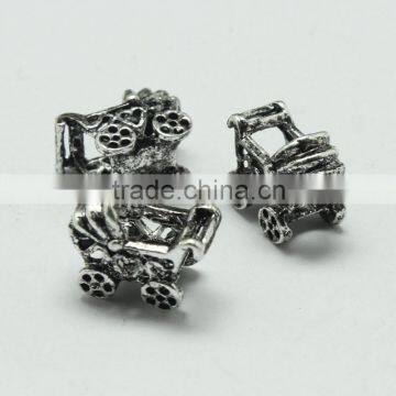 Pdora Jewelry Accessories, Cradle Shape Hole Beads Zinc Alloy Material