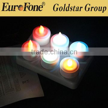 2016 hot sale LED rechargeble candles for wedding decoration