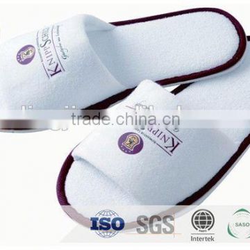 velour hotel indoor slipper /washable disposable hotel slippers