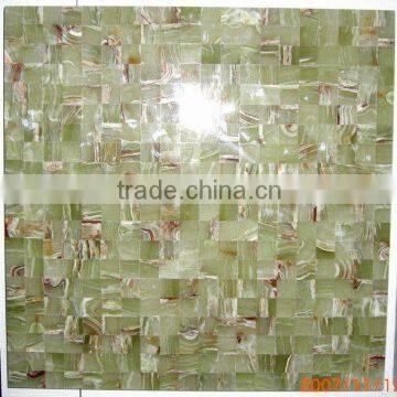 Composite Marble Mosaic Tile HHM-FH003