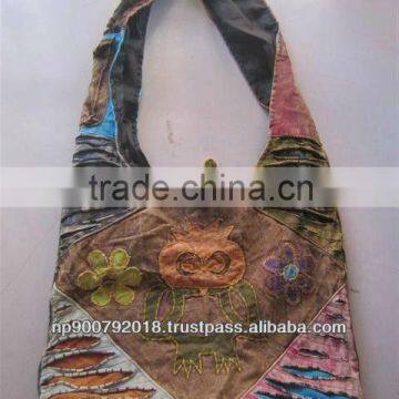 Nepal Stone Wash Cotton Handbag