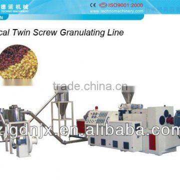 PVC Conical Twin Screw Granulating Line