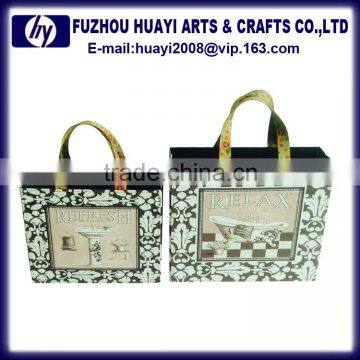 Gift decoration pu basket beauty gift basket storage