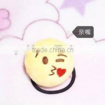 Emoji Elastic Tie Hair/emoji Endearing Hair Bands Elastic Ribbon for Hair Ties photo-4