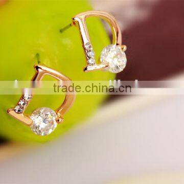 Letter Stud Earrings Gold Plated Letters Earrings Gold Initial Stud Earrings